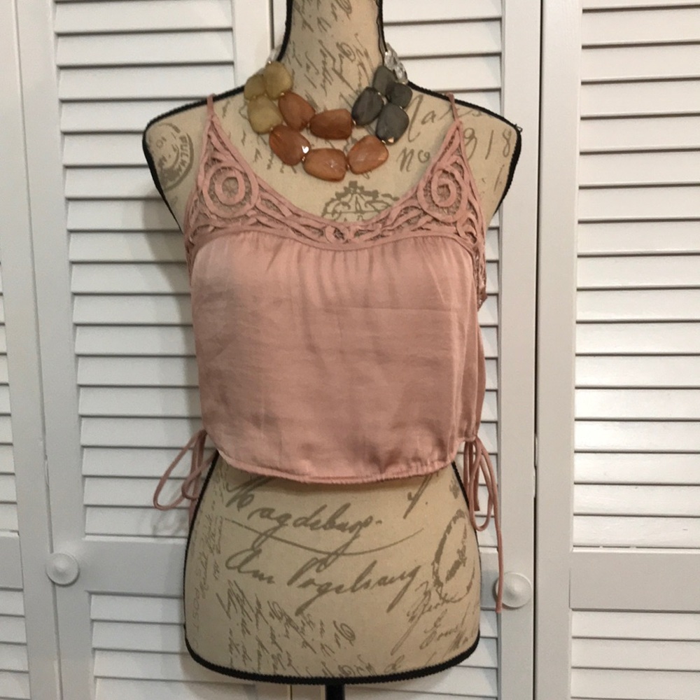 🆕Free People Satin Crop Cami